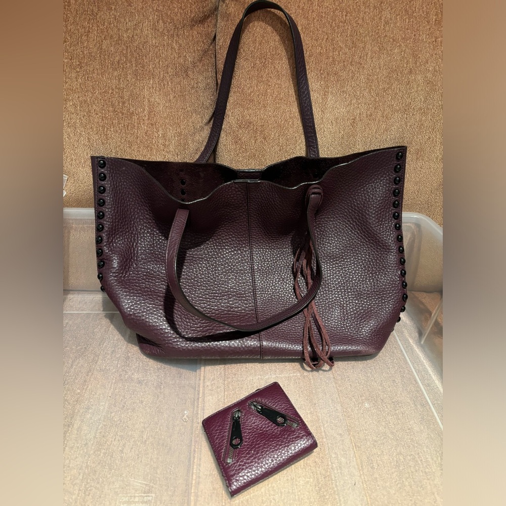 Genuine leather bag and wallet
